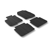 Set of floor mats made of rubber - compatible with Honda CR-V (11/18>) manual transmission