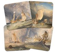 Set of four coasters based on the artwork of JMW Turner (Series 2)