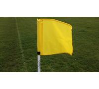 Set of four collapsible corner flags, with carry bag (Yellow)
