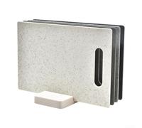 Set of Four Cutting Boards with Stand, Made from Thickened PP for Durability, Dishwasher Safe, Designed to Keep Kitchen Tidy with Efficient Storage and Drainage