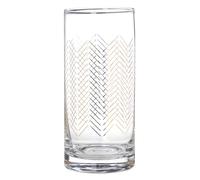 Set Of Four Jazz Highball Glasses Premier Housewares Clear One Size