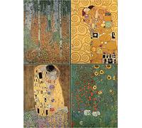 Set of Four Magnetic Notepads: KLIMT: A Collection of Handy Notepads with Easy Magnetic Fastening, Contained Within a Decorative Box