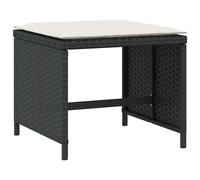 Set of Garden Stools with Cushions - Stylish Outdoor Seating vidaXL