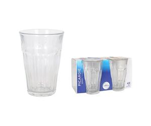 Set of glasses Duralex Picardie Crystal 4 Units (360 cc)