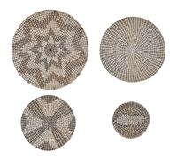 Set of Hanging Decorations LAOCAI Seagrass 45/40/30/20 cm Black