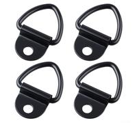 Set of Heavy Duty Tie Down Anchors for Trailer and Truck Cargo Security with Iron Material and 7mm Thickness (4pcs)