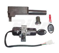 Set of locks technium for motorcycles representations accessories parts refills