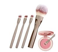 Set of Makeup Brushes 4-in-1 Magnetic Portable Synthetic