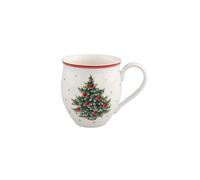 Christmas Tree Mugs - Villeroy & Boch Set of 2 Porcelain Toys Delight 390ml Gift