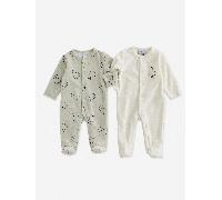 Set of newborn pyjamas for babies Miffy grey green