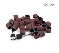 Set Of One Hundred Assured Abrasive Drums At A Graded Level Of One Hundred Twenty Alongside Two Robust Attachments For Optimal Performance