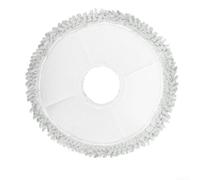 Set of Replacement Mop Cloths Compatible with For Roborock For Qrevo QV 35A QV 35S For Saros 10R Robot Vacuum Cleaner, Microfiber Mop Pads for Floor Maintenance, 4 or 10 Pack (4 PACK)