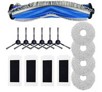 Set of Replacement Side Brush Filter and Mop Cloth for Ecovacs T30S T30S Pro Robot Vacuum Cleaner Enhancing Dust and Dirt Removal