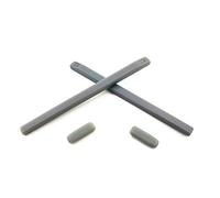 Set of Replacement Temple Tips Ear Socks and Nose Piece Pads for IC! IC Berlin Glass Frames NicelyFit (Grey)