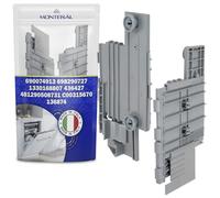 Set of Right and Left Brackets for Adjusting Dishwasher 690074913 for Smeg