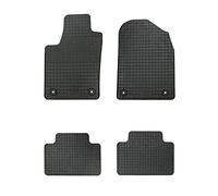 Set of Rubber Mats Compatible with Jeep Grand Cherokee (WK2) 2017 Onwards (4 Pieces + Mounting System)