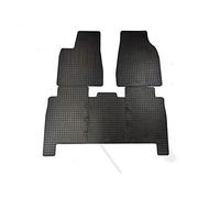 Set of rubber mats compatible with Tesla Model X 2016 (5 pieces + mounting system)