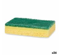 Set Of Scourers Green Yellow Cellulose Abrasive Fibre (10,5 X 6,7 X... NEW
