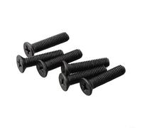 Set of Six Fixing Screws with Left Hand Thread M5 M6 22mm for UNF Drill Chuck Shank Adapter Suitable for Various Power Tools (M5x22mm)