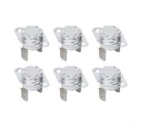Set of Six For KSD302 Normally Closed Temperature Switches Rated at 16A/250V for Various Household Equipment