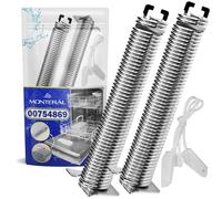Set of Spring Black and Threads for Dishwasher Door with the Original Code 00754869 754869 for Bosch for Siemens - Warranty 10 Years - MONTERAL