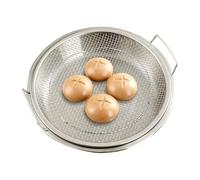 Set of Steaming Baskets | Strainer with Non-Slip Handle | Kitchen Steamer Basket - For Apartment Home Truck Catering Preparation Vegetables Fish Ravioli