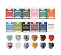 Set of stones, portable stone box accessories and souvenirs, collection of minerals and pebbles for young people - birthday gift family child home daily holidays