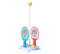 Set of Table Tennis Trainers - 18 cm Pong Training Kit, Reflex Racket Accessories, Flexible Ball, Sports Game Indoor Outdoor House Leisure Garden Beginners of Leisure Skills Thanks to the Combina
