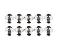 Set Of Ten Acrylic Pumpkin Pulls For Vintage Copper Cabinet Dresser Drawer Knobs Suitable For Home Office Kitchen Wardrobe Furniture