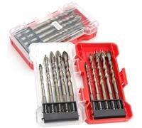 Set of Ten High Efficiency Eccentric Drill Bits Suitable for Various Materials Including For Glass Tile and Cement Applications