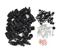 Set of Ten PV Solar Connectors IP67 Rated with Easy Handling Design Compatible with For AWG Sizes (12 & 10)