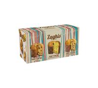 Set of three panettones from Zaghis, 3 x 100 g