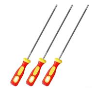 Set of Three Rounded Chainsaw Sharpening Tools Built from Robust High Carbon Steel to Optimal Performance on the Job (5.5mm)