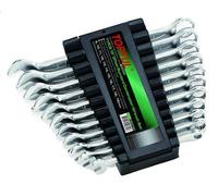 Toptul 11 Piece 15° Offset Standard Performance Combination Wrench Set 8 - 19mm