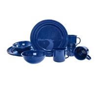 Set of tourist dishes Mil-Tec Western Blue 12 pcs.