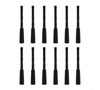 Set of Twelve Aluminum Arrow Connectors Suitable for Broadhead Points with an Inner Diameter of 4 2mm (6.3x7.5MM black)