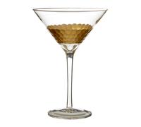 Set Of Two Astrid Cocktail Glasses Premier Housewares Gold One Size