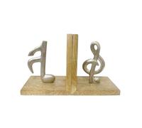 Set of Two Musical Note Bookends