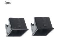 Set of Two Plastic Inserts for Square Tubes Converts Your For Fitness Equipment From a Size Of Sixty Millimeters To Fifty Millimeters (48mm)