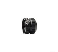 Set of Two Presta Valve Nuts for Mountain Road Bicycles Optimized Vacuum Seal Design (Black)