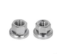 Set of Two Stainless Steel Bike Wheel Axle Track Nuts, Compatible with M9/M10 Specifications (M10)