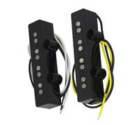 Set Of Vintage Open Style Bass Pickup Guitar Parts Pickup Replacement Fiber Bobbin Pickups Set