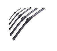 Set of Wiper Blade Blades Car Windshield Wiper Blades U-type Universal Soft Rubber Frameless Bracketless Car Wipers 14"16"17"18"19"20"21"22"24"26"(15 inch (375mm))