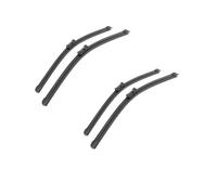 Set of Wiper Blade Blades For SEAT Ibiza 6J 2008-2012 24"+16"+14" Front Rear Wiper Blades Windshield Windscreen Window Cutter Accessories 3PCS(4x Front wiper)