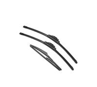 Set of Wiper Blade Blades For TOYOTA For RAV4 XA40 MK4 2013-2018 Car Wiper Blades Rear Windshield Wipers Double Rubber Car Accessories 3PCS