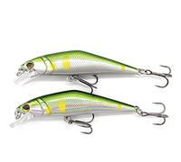 Set Package x Heavy Sinking Minnow 63mm 7.5g d-contact style for Trout Pike Perch Lure Fishing (2pcs x AYU)