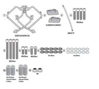 Set Pair Luggage Rack GIVI PL9226 for Monokey, Cf Motorcycle 450 MT
