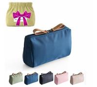 Set Patient Makeup Bag Travel Makeup Pouch for Women Multi-Compartment Toiletry Cosmetics Bag Versatile Makeup Pouch Travel Cosmetic Organizer(Blue)