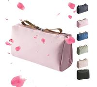 Set Patient Travel Makeup Pouch, 2024 New set patient makeup bag, multi compartment toiletry cosmetic bag, multi compartment toiletry bag, Large Capacity Waterproof Makeup Bag (S,Pink)