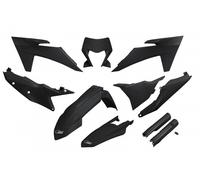 UFO Full Plastics Kit For KTM EXC-F 500 2024-2027 - Black